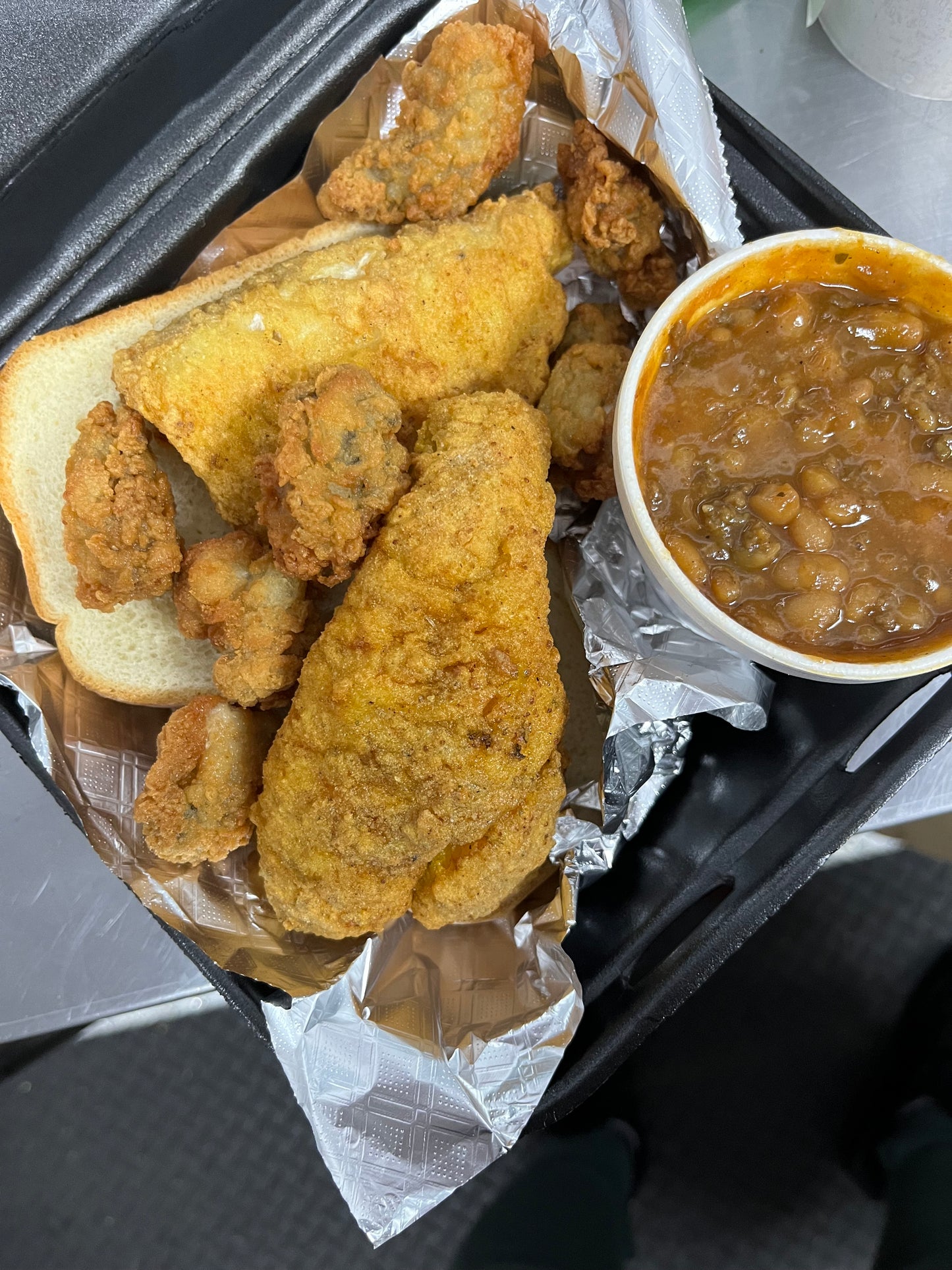 2PC Fish (whiting) & 10PC Oysters