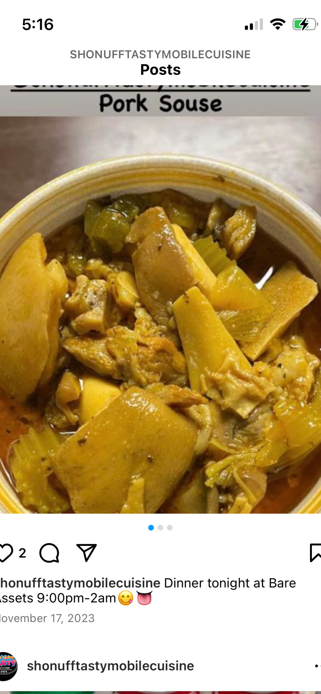 Sm Pork Souse